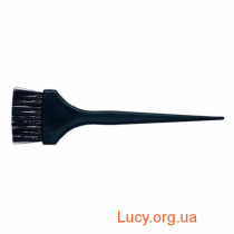 Кисть для окрашивания волос с прямой черной нейлоновой щетиной (шириной 5.5 см, длинна 21.5 см)