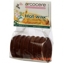Горячий воск в дисках шоколад в гранулах / Arcocere Hot Wax Chocolate, 200 гр