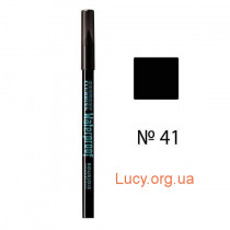 Водостойкий карандаш для век Contour Clubbing №41 Черный (1.2 г)
