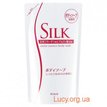 Мыло для тела жидкое увлажняющее с натуральным коллагеном с ароматом фруктов Silk 350ml