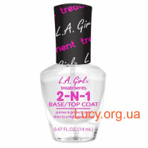 LA Girl - Nail Treatment (Topcoat/Basecoat) - Фінішне покриття для нігтів 14 мл