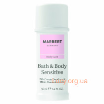 Bath & Body Sensitive 24h Cream Deodorant - Антиперспірант 24h Чутливий догляд дезодорант крем, 40мл 
