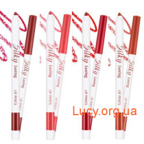 Карандаш для губ Missha Silky Lasting Lip Pencil (BR02/Salsa Red) RD03/Melting Kiss - I5265
