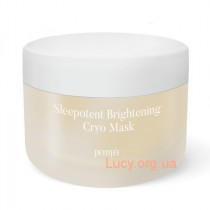 Выравнивающая тон ночная крио-маска с витамином С и ниацинамидом Petitfee Sleepotent Brightening Cryo Mask 55ml