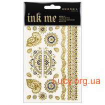Cтикеры тату для тела INK ME Metalic Sticker Tattoos