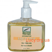 Antiseptic liquid soap - Жидкое мыло для лица и рук с маслом чайного дерева, 236 мл