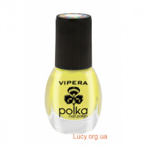 Лак для ногтей Vipera Polka №56 - желтый, 5.5 мл