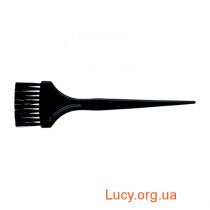 Кисть для окрашивания волос с нейлоновой щетиной с насечками (ширина 5.5 см, длинна 21.5 см)