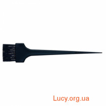 Кисть для окрашивания волос с прямой нейлоновой щетиной (шириной 4.5 см, длинна 23 см)