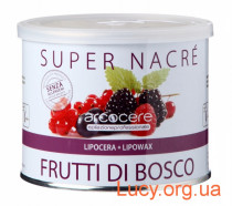Воск в банке лесная ягода с жемчужной пыльцой / Arcocere Super Nacre Frutti di Bosco, 400 мл