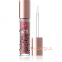 Помада жидкая с эффектом металлик Bell Liquid Metal Lipstick №04 light brown (BL13163)