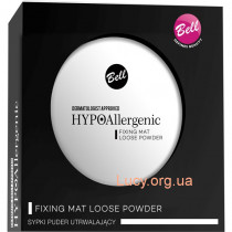 Пудра рассыпчатая Bell Hypo Allergenic Fixing Mat Loose 01 white (HBF1080)