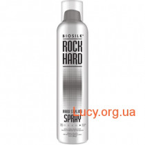 Biosilk rock hard firm styling spray лак для волос сверхсильной фиксации 284 гр