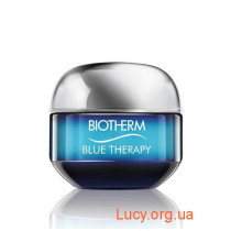 Крем для лица антивозрастной Blue Therapy Cream SPF15 50ml, против пигментных пятен для сухой кожи с экстрактом термального планктона