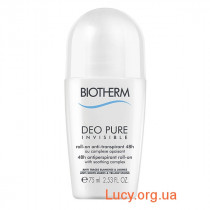 Дезодорант Deo Pure Invisible 48H 75ml для тела роликовый длительного действия для всех типов кожи
