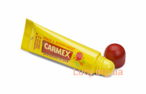 Carmex Кармекс бальзам для губ со вкусом персика и манго (туба 10г) 1