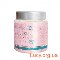 Морская соль с розой для педикюрных ванночек (250 г)
