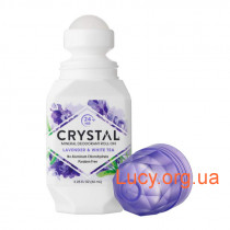 Crystal Натуральный роликовый дезодорант с экстрактами лаванды и белого чая ( 66 мл ) 2