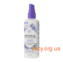 Crystal Натуральний дезодорант-спрей для тіла з екстрактами лаванди і білого чаю (118 мл) 2