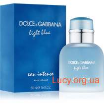 Парфюмированная вода Dolce & Gabbana Light Blue Pour Homme Eau Intense,100 мл