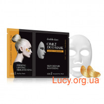 Двухкомпонентный комплекс из маски и патчей &quot;Смягчение и восстановление&quot; Double Dare OMG! Duo Mask Gold Treatment