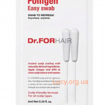Dr.FORHAIR Ватная палочка для мгновенного очищения кожи головы, 6мл*10 шт 1