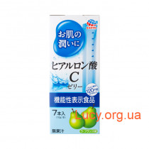 Японская питьевая гиалуроновая кислота в форме желе со вкусом груши Earth Hyaluronic Acid C Jelly 70g (на 7 дней)