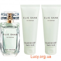 Elie Saab Le Parfum L`Eau Couture набор (туалетная вода 90мл+лосьон для тела 2*75мл) (ж)