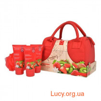 Подарунковий набір для тіла з ароматом полуниці та ківі - Strawberry вliss