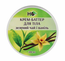 Крем-баттер для тела "Зеленый чай-ваниль" (200мл)