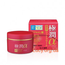 Гиалуроновый антивозрастной лифтинг крем HADA LABO Gokujyun Lifting Alpha Cream 50g