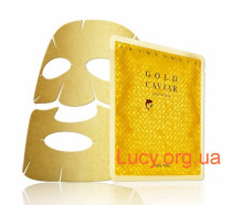 Антивозрастная маска с икрой и золотом - Holika Holika Prime Youth Gold Caviar Gold Foil Mask - 20013268