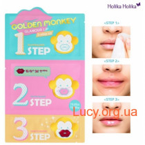 Holika Holika Трехступенчатый набор средств для ухода за губами - Holika Holika Golden Monkey Glamour Lip 3-Step Kit - 20014077 1