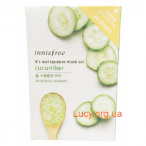 Innisfree Тканевая маска - Innisfree It's Real Squeeze Mask #Cucumber - 111770997 1