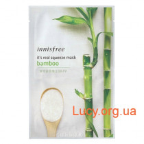 Innisfree Тканевая маска - Innisfree It's Real Squeeze Mask #Bamboo - 111770998 1