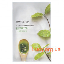 Innisfree Тканевая маска - Innisfree It's Real Squeeze Mask #Green Tea - 111771000 1