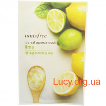 Innisfree Тканевая маска - Innisfree It's Real Squeeze Mask #Lime - 111771009 1