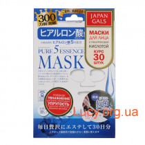 Japan Gals Маска с гиалуроновой кислотой Pure5 Essential 30 шт