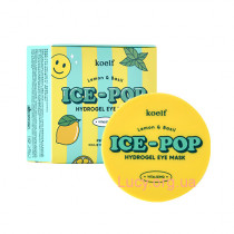 Koelf Гидрогелевые патчи для глаз с лимоном и базиликом Koelf Lemon & Basil Ice-Pop Hydrogel Eye Mask 60шт 2