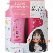 Подарочный набор с ароматом граната для придания объема поврежденным волосам Ichikami Revitalizing (Шампунь 480мл + Кондиционер 480мл)