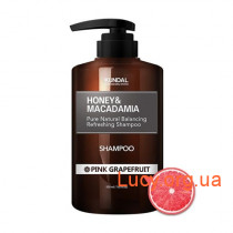 Безсульфатный шампунь для волос &quot;Розовый грейпфрут&quot; KUNDAL Honey & Macadamia Pink Grapefruit Shampoo 500ml