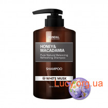 Безсульфатный шампунь для волос &quot;Белый мускус&quot; KUNDAL Honey&Macadamia Shampoo White Musk 500ml