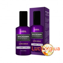 Масло-Сыворотка для волос &quot;Янтарная ваниль&quot; KUNDAL Macadamia Ultra Serum Amber Vanilla 100ml