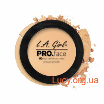 Компактная матирующая пудра LA Girl - HD PRO Face Matte Powder (Creamy Natural)