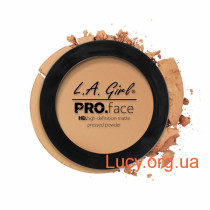  LA Girl - HD PRO Face Matte Powder (MediumBeige) - Компактная матирующая пудра 7 гр
