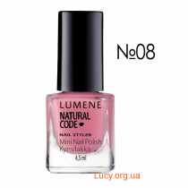 NC NAIL STYLER лак для ногтей увлажняющий №08 светло -розовый