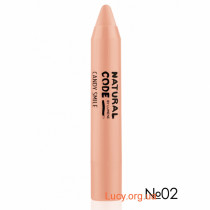 NC CANDY SMILE GLOSS STICK блеск-карандаш для губ №02 бежевый с перламутром