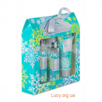 Подарочный косметический набор для женщин с ароматом морозного зимнего праздника