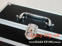 Make Up Me Алюминиевый кейс для косметики - CaseLife А-26 Черный - A26-BLACK-M 4