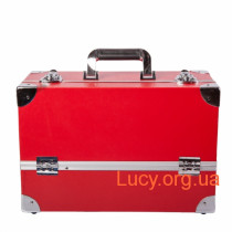 Алюминиевый кейс для косметики - CaseLife А-61 Красный Матовый - A61-RED-M